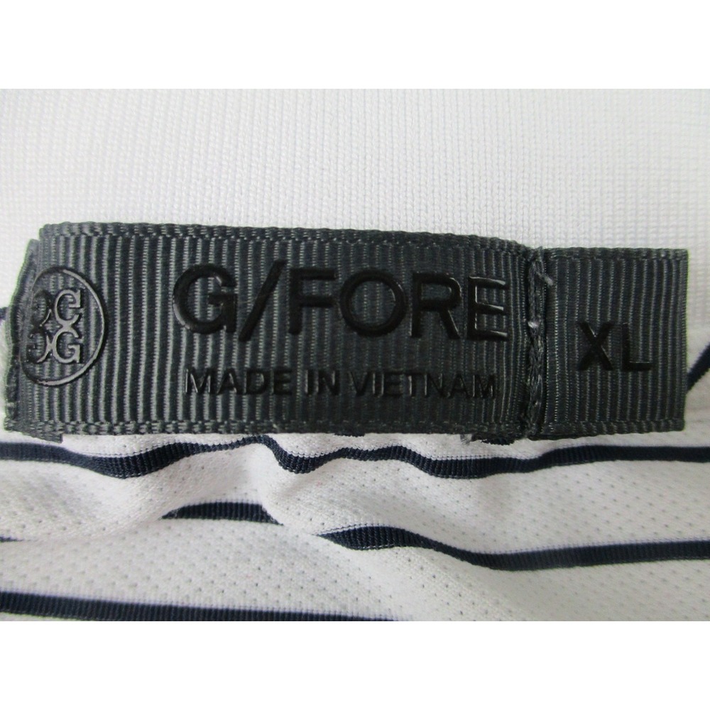 G/Fore Polo Shirt Mens‎ XL Striped Performance Golf Classic Lightweight - Picture 3 of 8
